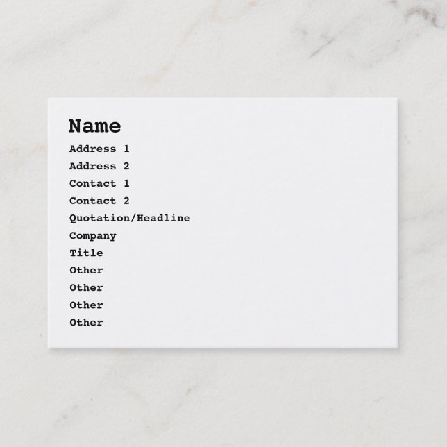 http://ster / html code business card (Front)