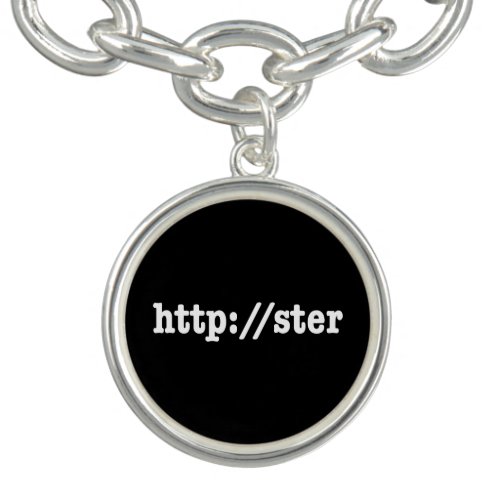 httpster  html code charm bracelet