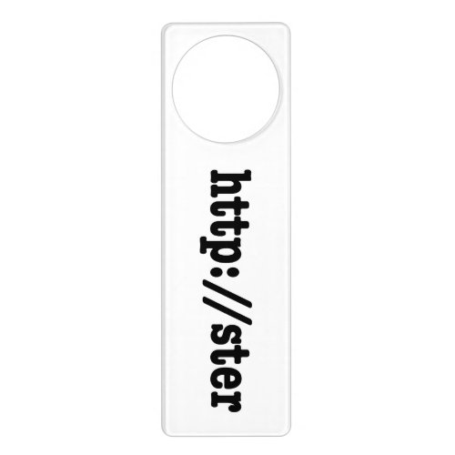 httpster  html code door hanger