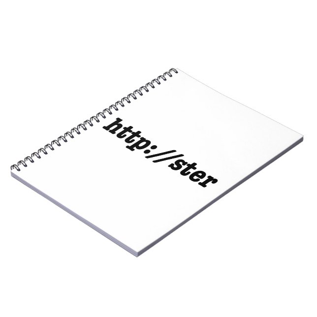 http://ster / html code notebook (Left Side)