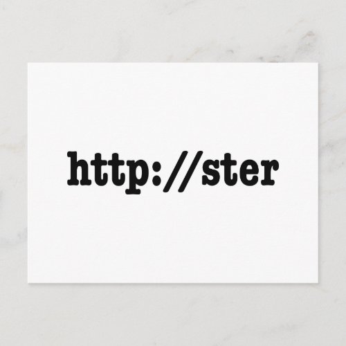 httpster  html code postcard