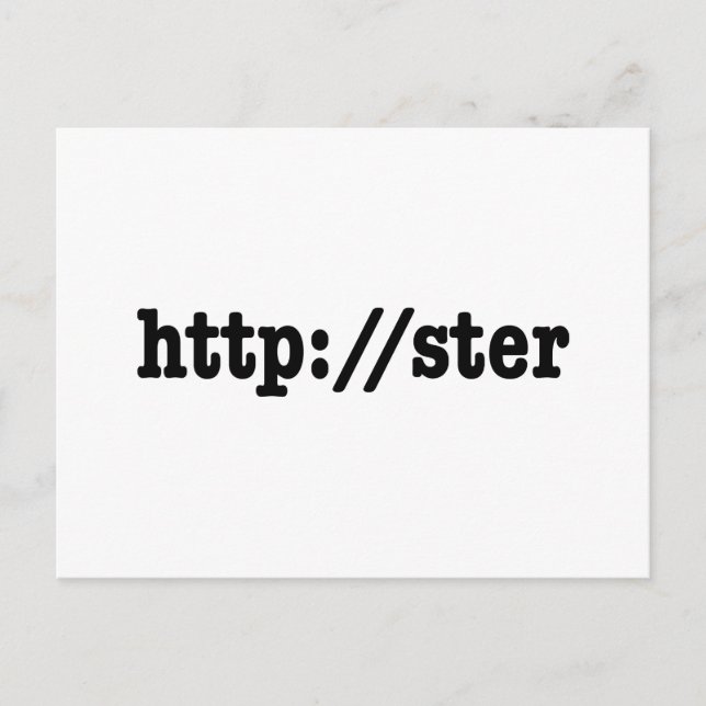 http://ster / html code postcard (Front)