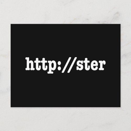 httpster  html code postcard