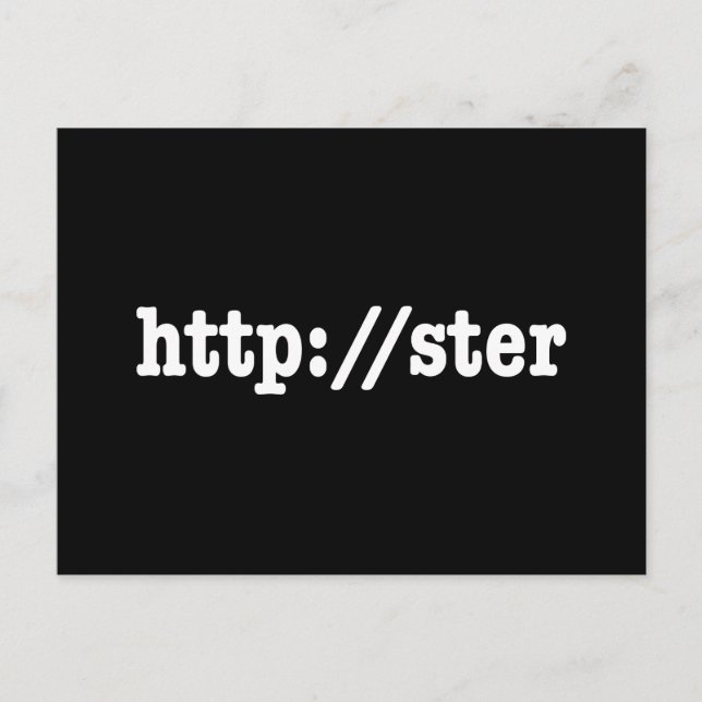 http://ster / html code postcard (Front)
