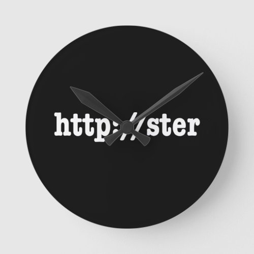 httpster  html code round clock