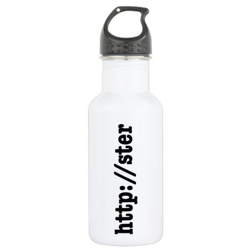 httpster  html code stainless steel water bottle