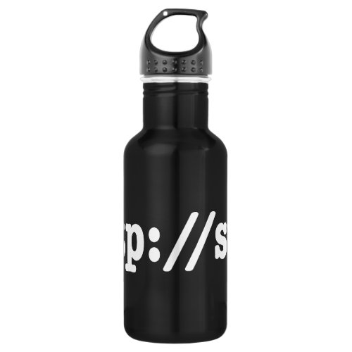 httpster  html code stainless steel water bottle