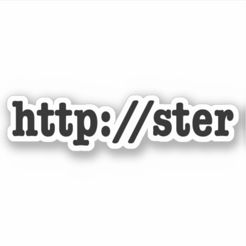 httpster  html code sticker