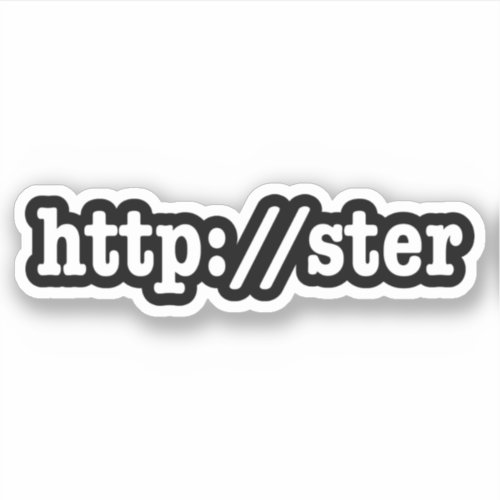 httpster  html code sticker