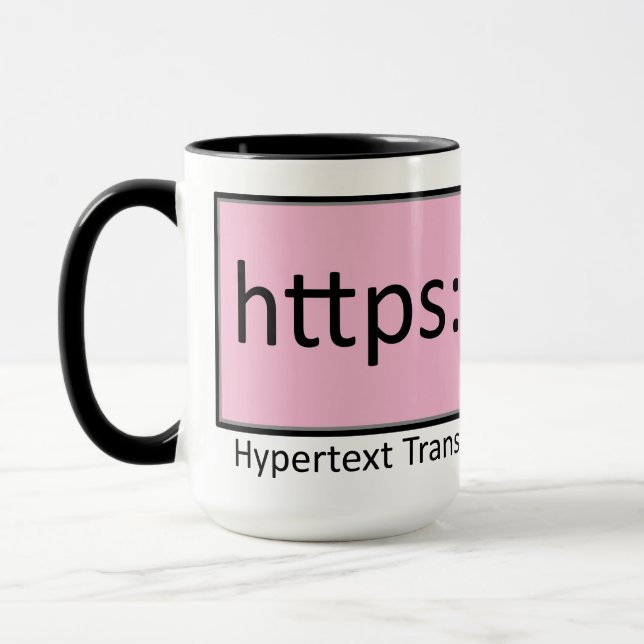 https Hypertext Transfer Protocol Secure Mug (Left)