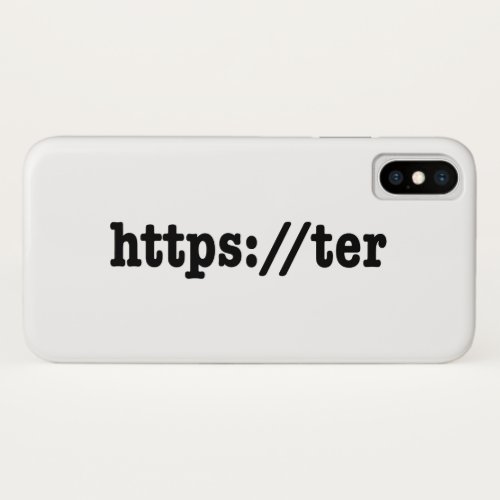 httpster  html code iPhone XS case