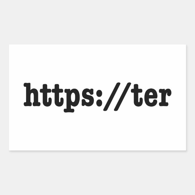 https://ter / html code rectangular sticker (Front)