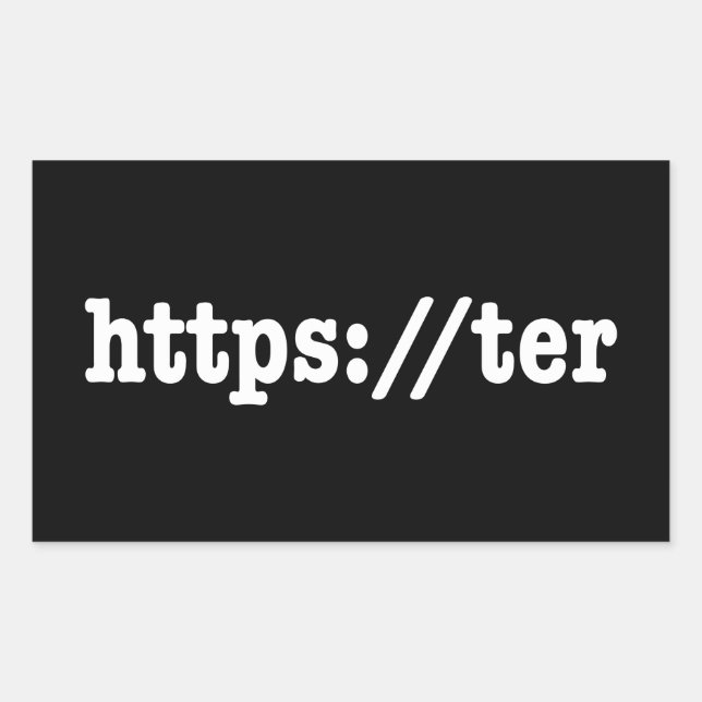 https://ter / html code rectangular sticker (Front)