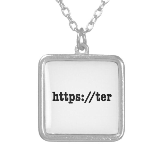 https://ter / html code silver plated necklace (Front)