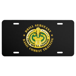 https://www.zazzle.com/army_drill_sgtLicense Plate
