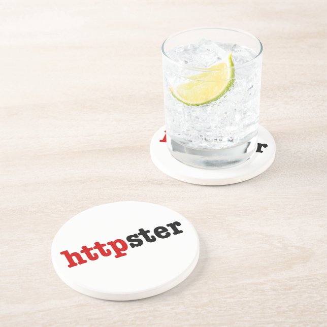 httpster drink coaster (Side)