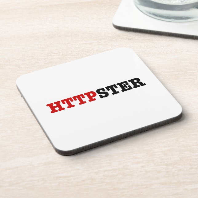 HTTPSTER DRINK COASTER (Left Side)