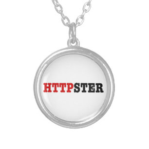 HTTPSTER SILVER PLATED NECKLACE