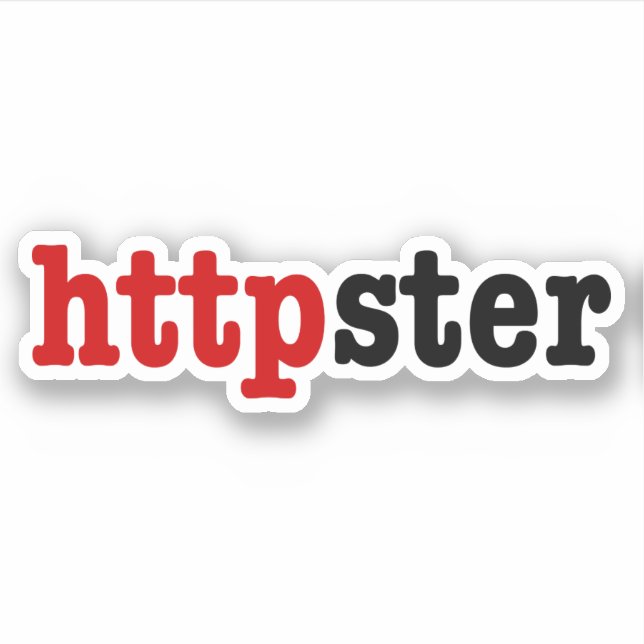 httpster sticker (Front)