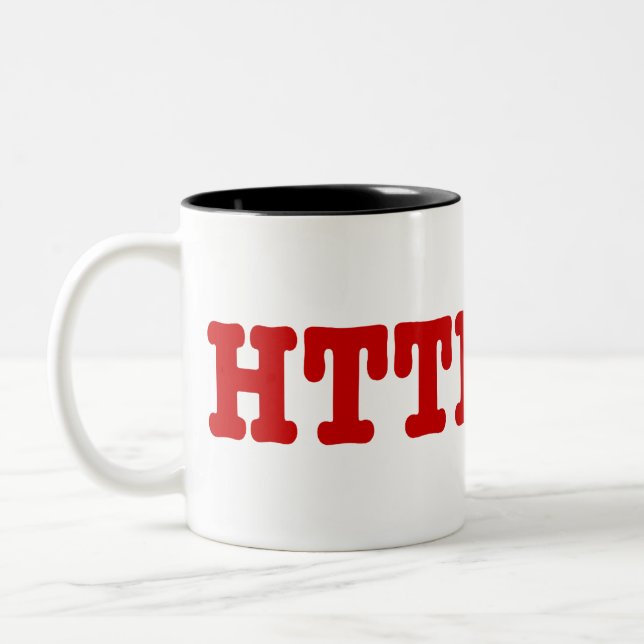 HTTPSTER Two-Tone COFFEE MUG (Left)