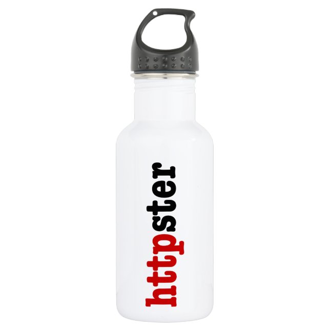 httpster water bottle (Front)