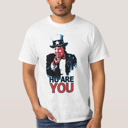 Hu Are You by Chris Hu T_Shirt