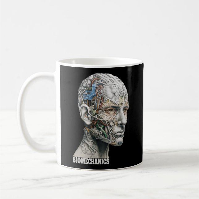 Hu Head Science Anatomy Biomechanics Coffee Mug (Left)