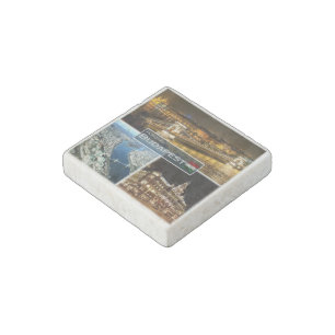 HU Hungary - Budapest - New York Palace - Stone Magnet
