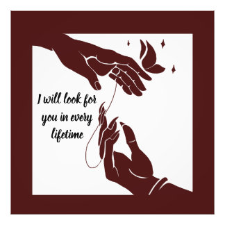 Hua Cheng and Xie Lian hands Tgcf Photo Print