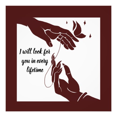 Hua Cheng and Xie Lian hands Tgcf Photo Print