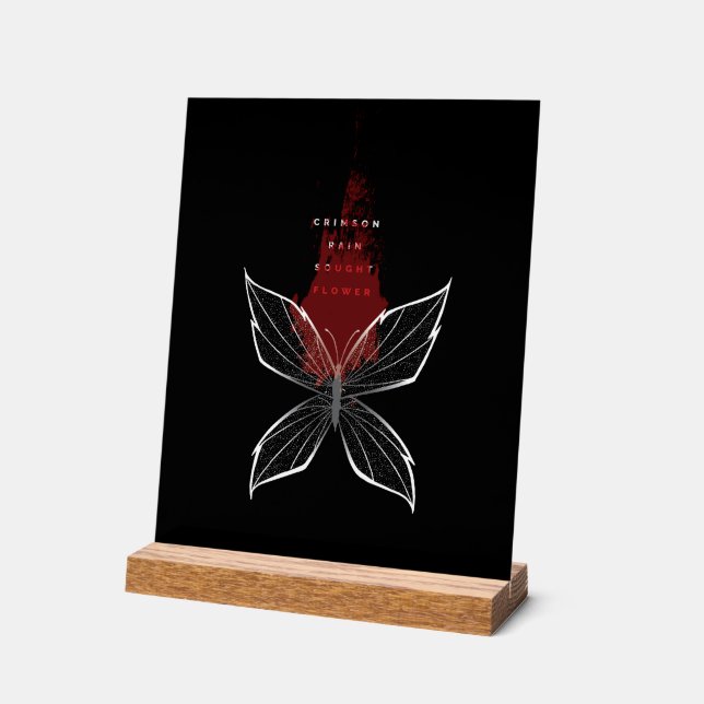 Hua Cheng Wraith Butterfly Acrylic Sign (Angle)