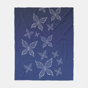 Hua Cheng's Wraith Butterflies Fleece Blanket