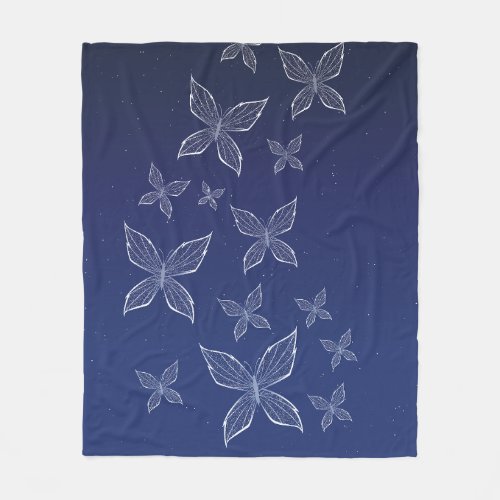 Hua Chengs Wraith Butterflies Fleece Blanket