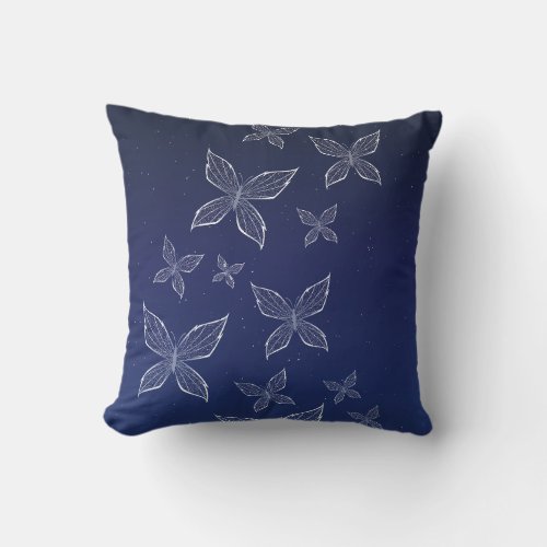 Hua Chengs Wraith Butterflies Throw Pillow