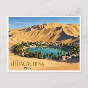 Huacachina Oasis Ica Peru Postcard