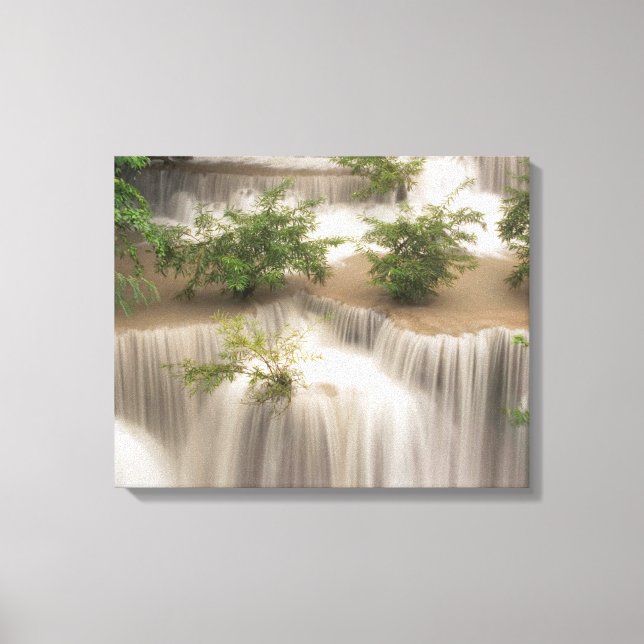 Huai Mae Khamin Waterfall | Thailand Canvas Print (Front)