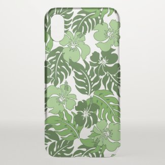 Huakini Bay Hawaiian Hibiscus Vintage Floral iPhone X Case