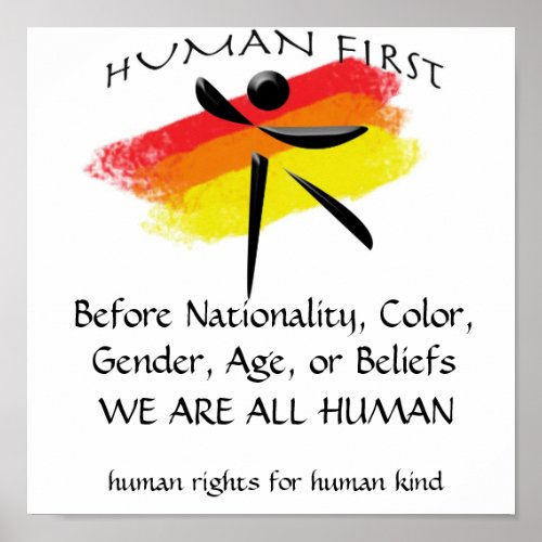 huamn Before Nationality Color Gender Age  Poster