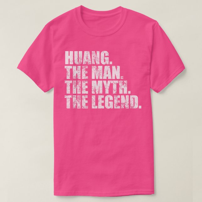HuangHuang Family name Huang last Name Huang Surna T-Shirt (Design Front)
