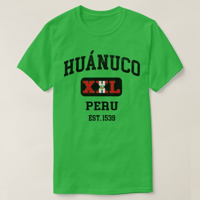 Huanuco Peru XXL Athletic design T-Shirt (Design Front)