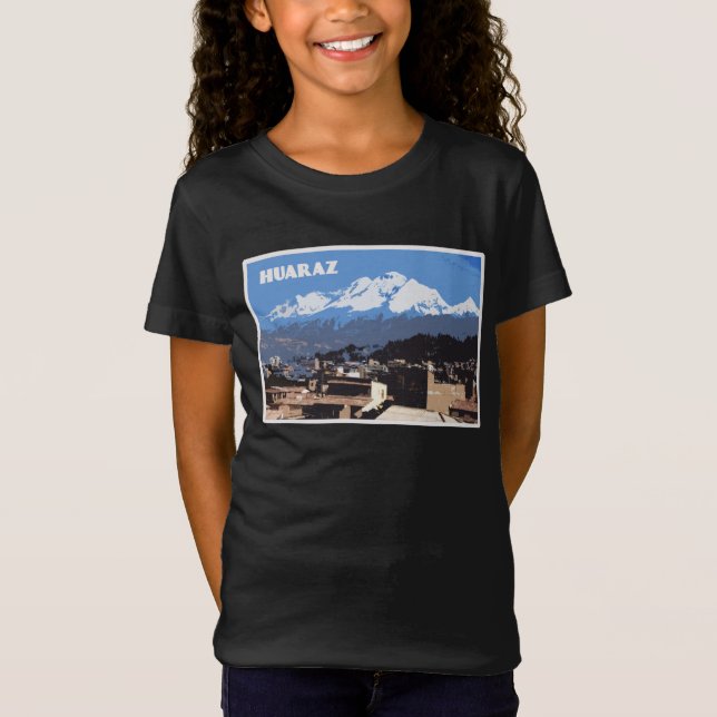Huaraz Peru: Huascarin Mountain View T-Shirt (Front)