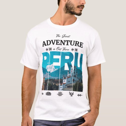 Huaraz Peru T_Shirt  Ancash Inca Andes Trail