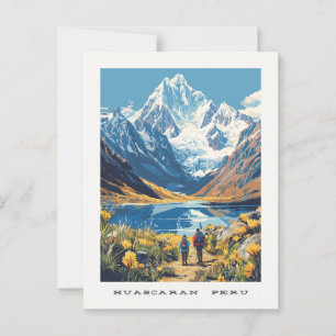 Huascaran Peru Travel Postcard