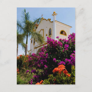 Huatulco church 3 postcard