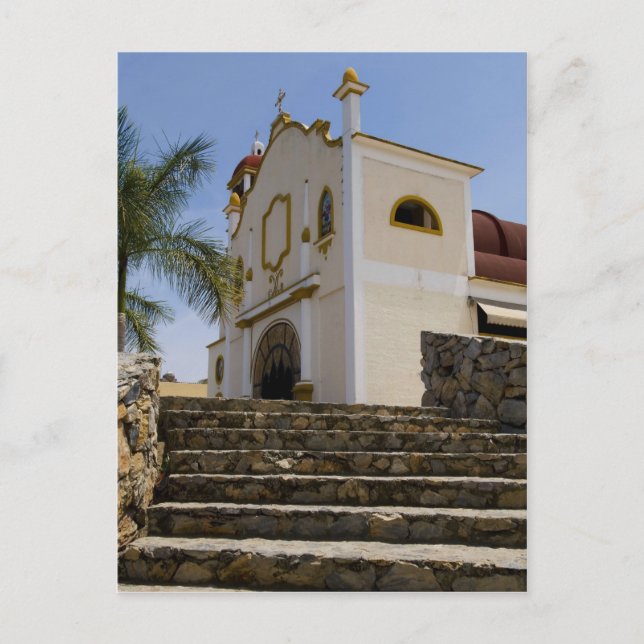 Huatulco church 4 postcard (Front)