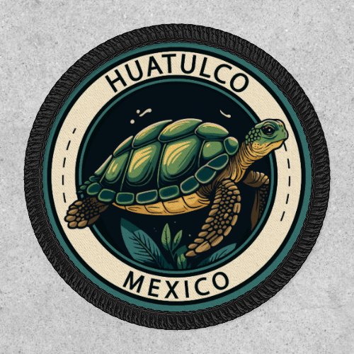 Huatulco Mexico Turtle Badge