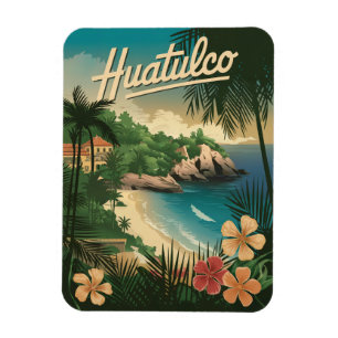Huatulco Mexico Vintage Magnet