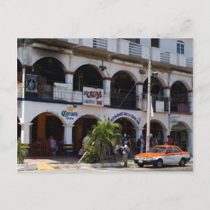 Huatulco street 6 postcard
