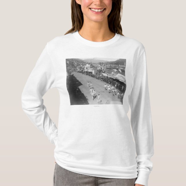 Hub-and-Hub Hose Team Race Photograph T-Shirt (Front)