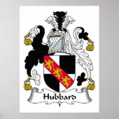 Hubbard Family Crest Poster | Zazzle